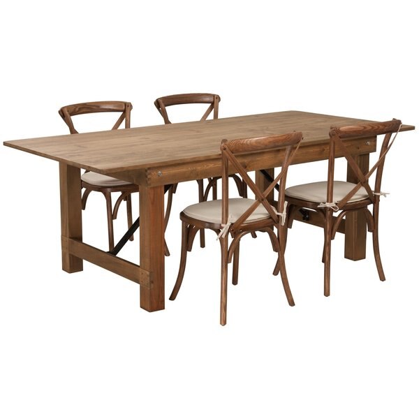 Rectangle Antique Farm Table, 40
