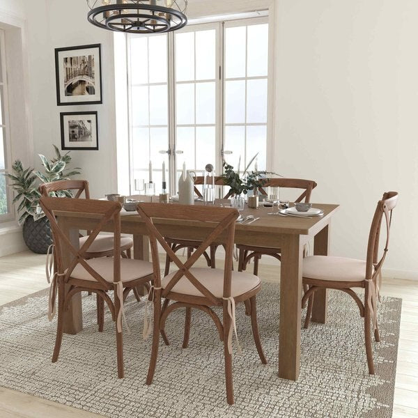 Rectangle Antique Farm Table, 40