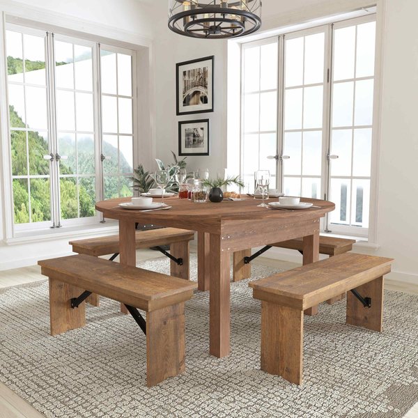 Round Farm Dining Table, 60
