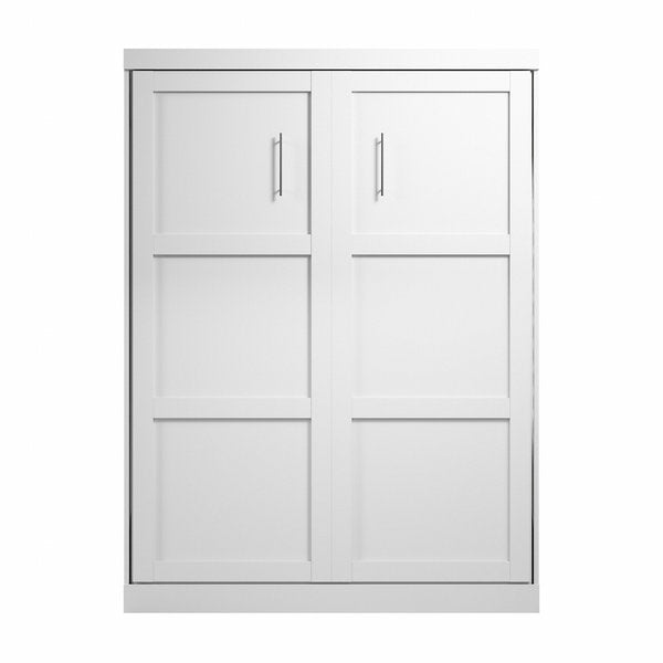 Queen Wall Bed, Pur, White