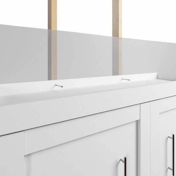 Queen Wall Bed Kit, Pur, White, 136