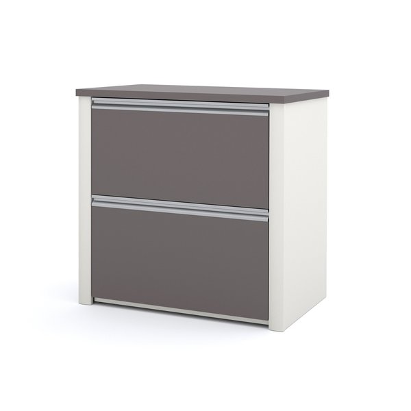 Connexion 31W 30â Lateral File Cabinet, Slate & Sandstone