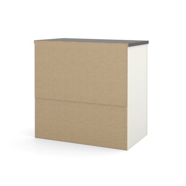 Connexion 31W 30â Lateral File Cabinet, Slate & Sandstone