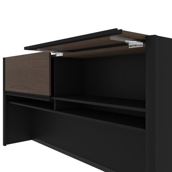 Connexion U-Shaped Workstation, Antigua/Black