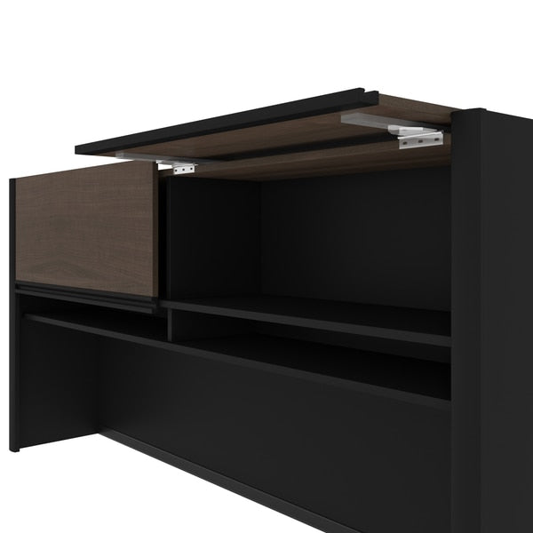 Connexion U-Shaped Workstation, Antigua/Black