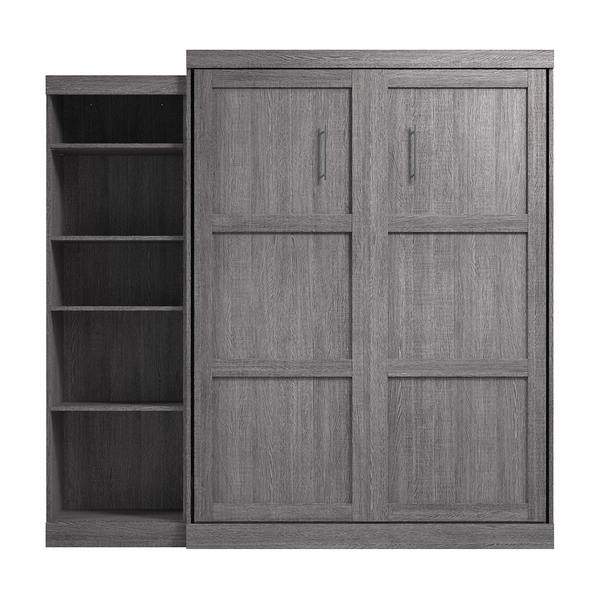 Queen Wall Bed Kit, Pur, Bark Gray, 90