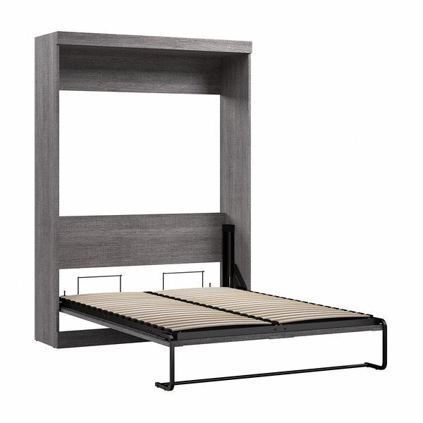Full Wall Bed, Pur, Bark Gray