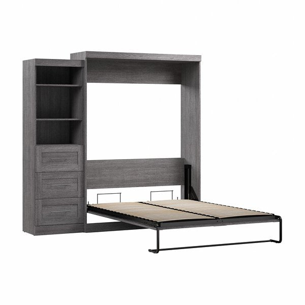Queen Wall Bed Kit, Pur, Bark Gray, 90