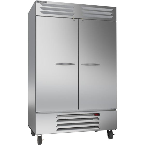 Reach In Refrigerator, Two Section, Solid Door, 46.15 Cu. Ft.