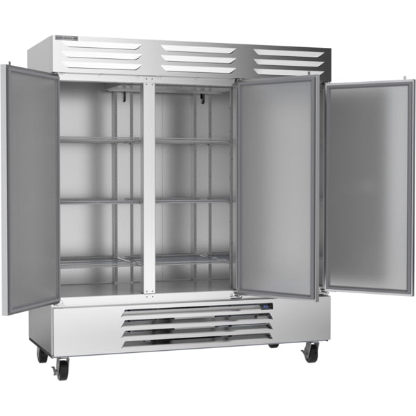 Reach In Refrigerator, Three Section, Solid Door, 68.93 Cu. Ft.