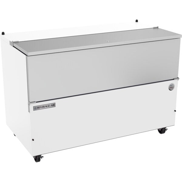 Milk Cooler, Cold Wall, White, 22.63 cu. ft., Single Access