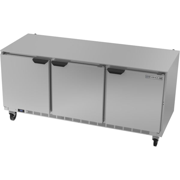 Refrigerator, Undercounter, Three Door, 72