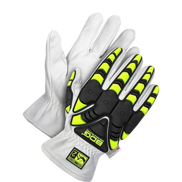 Goatskin Winter Lined Driver w/ Backhand Protection, Shrink Wrapped, Size M