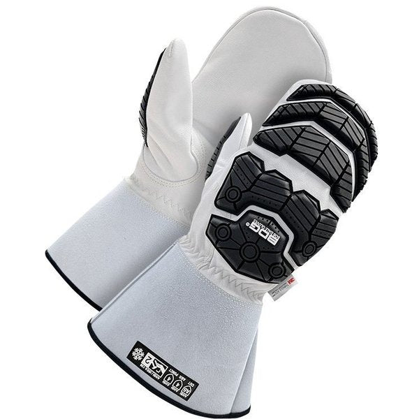 Lined Grain Goatskin Mitt, 3X-Large