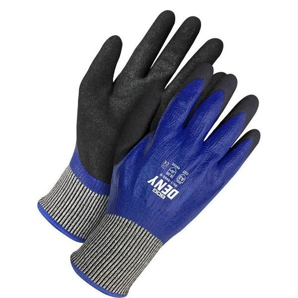 Seamless Knit 13G HPPE Cut Resistant Double Nitrile Dip, Size S (7)