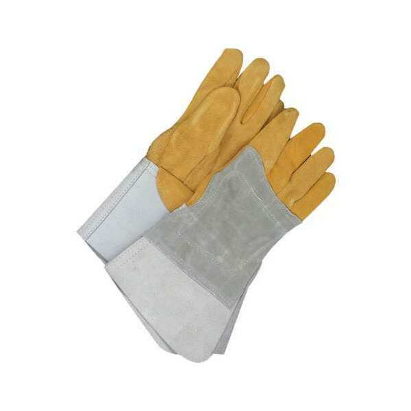Welding Glove TIG Grain Deerskin Back Hand Patch Right Hand, Size L