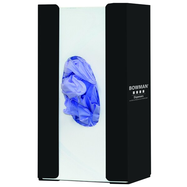 Glove Dispenser, Metal, Black, Single