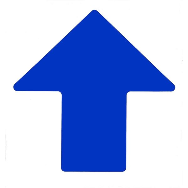 ToughStripe Floor Marking Arrows 10 in H x 4 in W Blue Pack of 25, 25PK