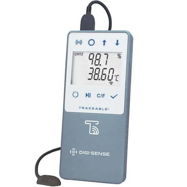 Temp/Humidity Data Logger w/Wireless Cap