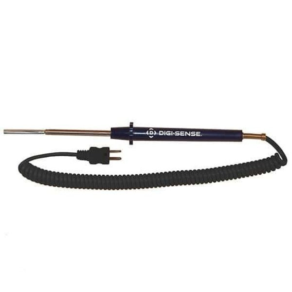 Type J Flat-Leaf Thermocouople Probe, w/
