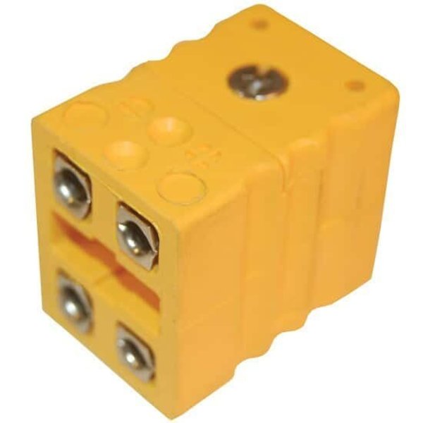 Dual Thermocouple Connector, Standard, F