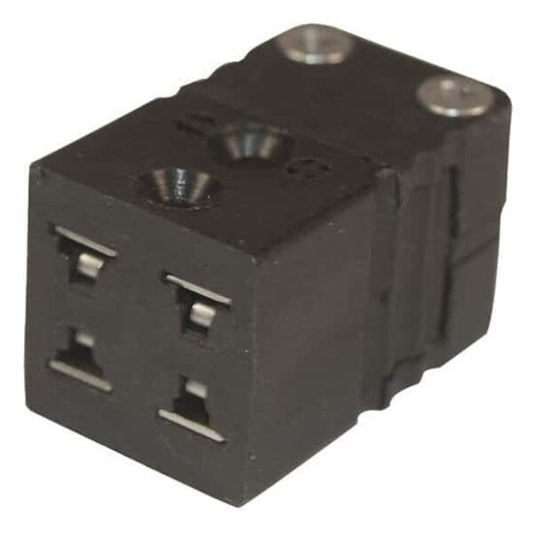 Dual Thermocouple Connector, Mini, Femal