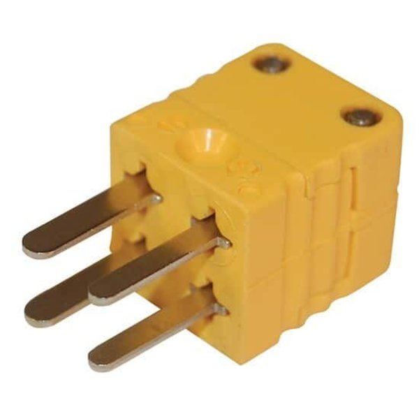 Dual Thermocouple Connector, Mini, PK 5