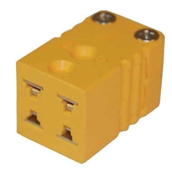 Dual Thermocouple Connector, Mini, Femal