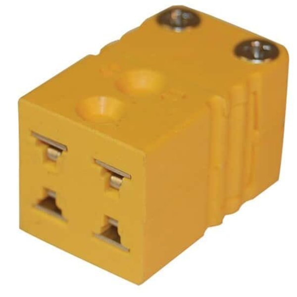 Dual Thermocouple Connector, Mini, PK 5