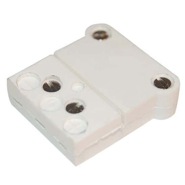 RTD Connector, White 3-Blade ANSI, Femal