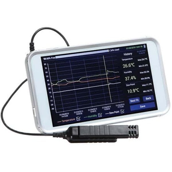 Temperature/RH Touch Screen Recorder wit