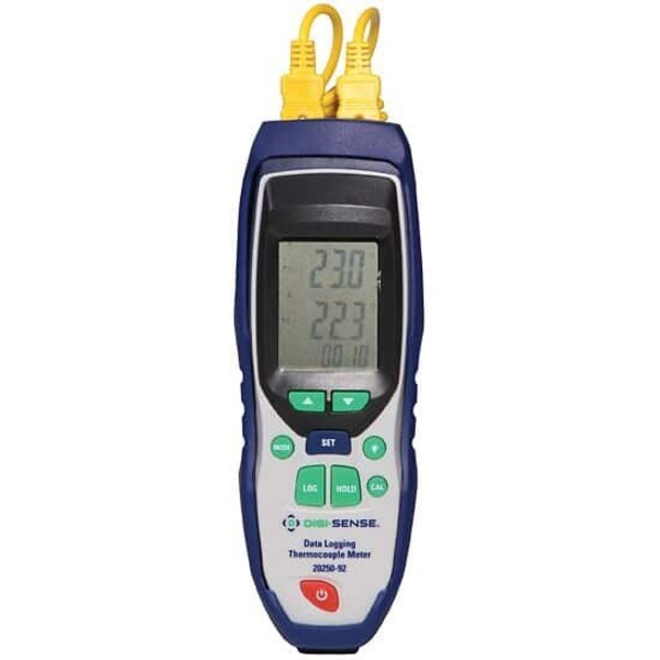 T/C Thermom, 2-Input Data Logging, Type-