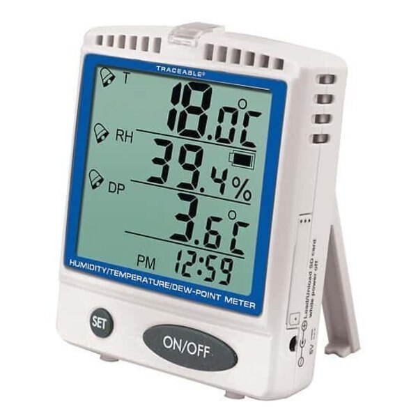 Traceable Digital Thermohygrometer w/Dew