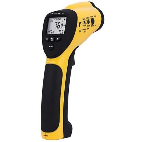 Traceable Infrared (IR) Thermom, 50:1 Ra
