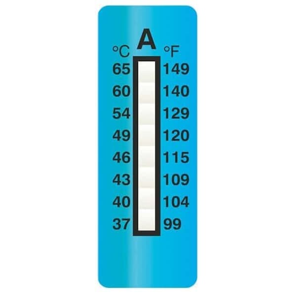 Irreversible 8-Point Vertical Temp, PK 25