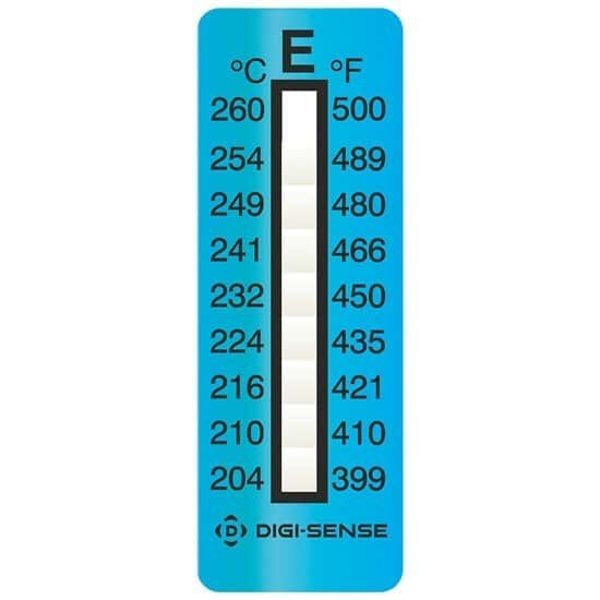 Irreversible 9-Point Vertical Temp, PK 25