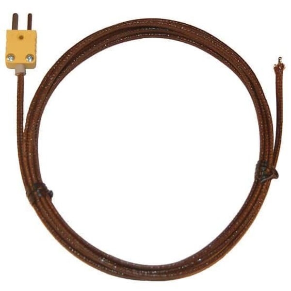 Type-K High-Temp Fbrglss-Insulated Probe