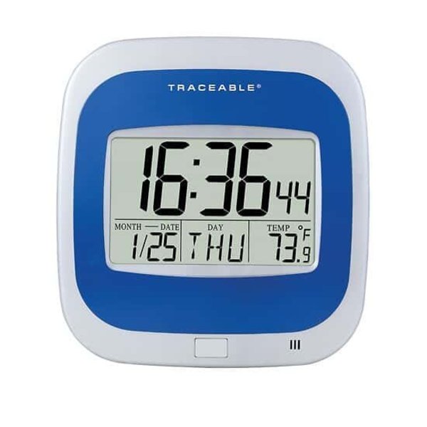 Traceable Wall-Mount Digital Clock/Calen