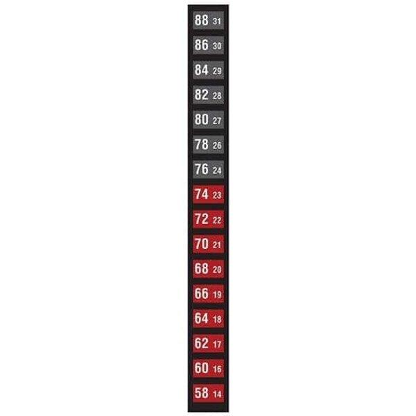 Reversible 8-Point Vertical Temper, PK 10