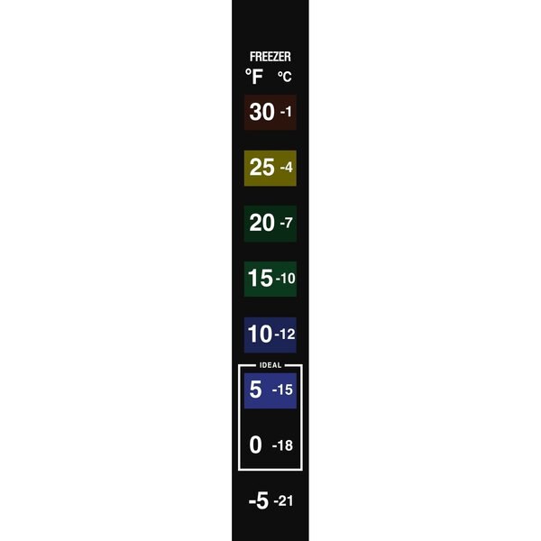 Reusable Low-Temperature Labels, F, PK 10