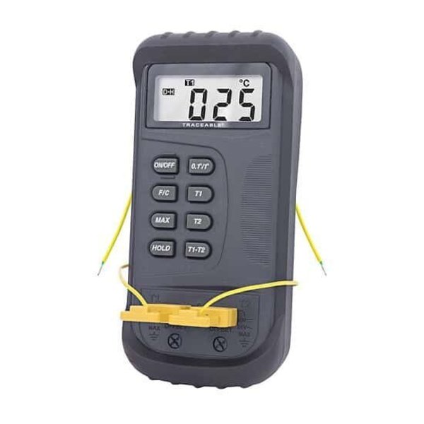 Traceable Two-Channel Thermocouple Therm