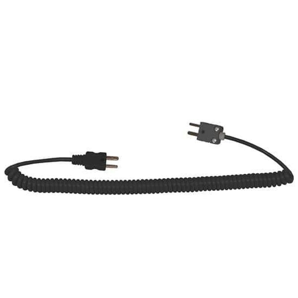 Type-J, Coiled Ext Cable, Male Mini Conn