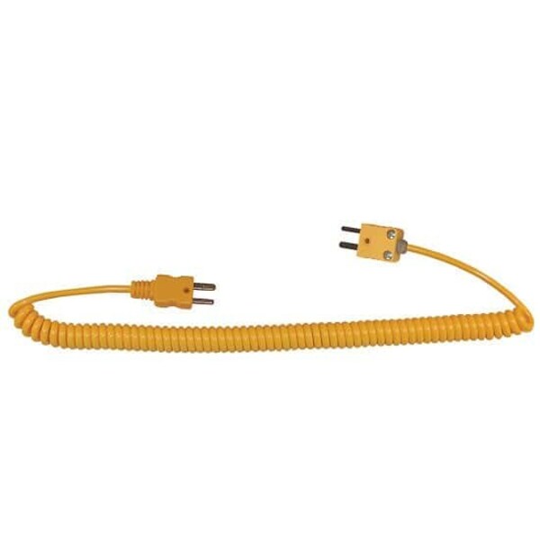 Type-K, Coiled Ext Cable, Male Mini Conn
