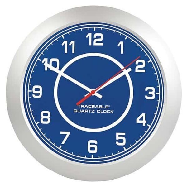Traceable Analog Wall Clock with Calibra