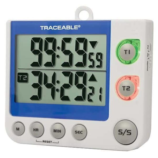 Traceable Flashing LED Big-Digit Timer w