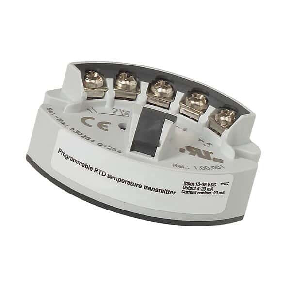 Temp Transmitter, 3-wire 100 ohm Pt RTD,
