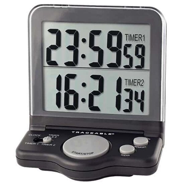 Traceable Jumbo Timer White with Calibra
