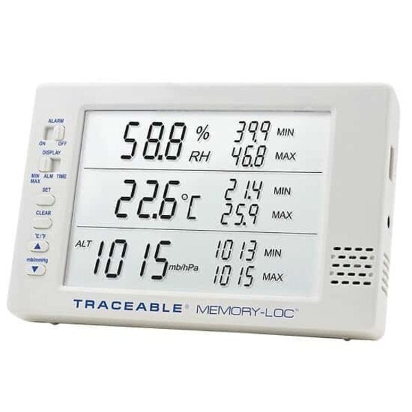 Traceable Memory-Loc Thermohygrometer wi