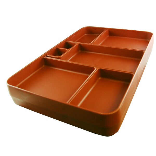 X-Tray Insulated Food Tray, Terra Cotta
