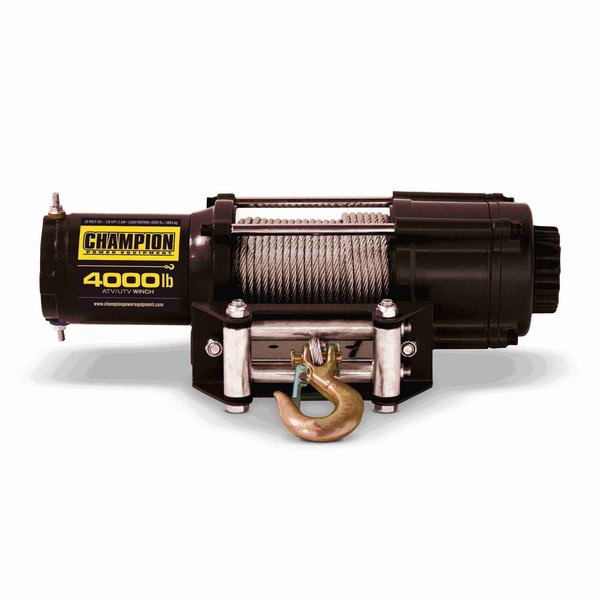 Utility Winch Kit, 12V, 4000 lb